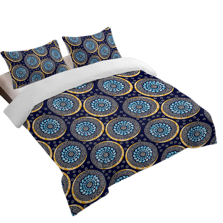 Blue Oriental Illusion Daybed Covers Sets