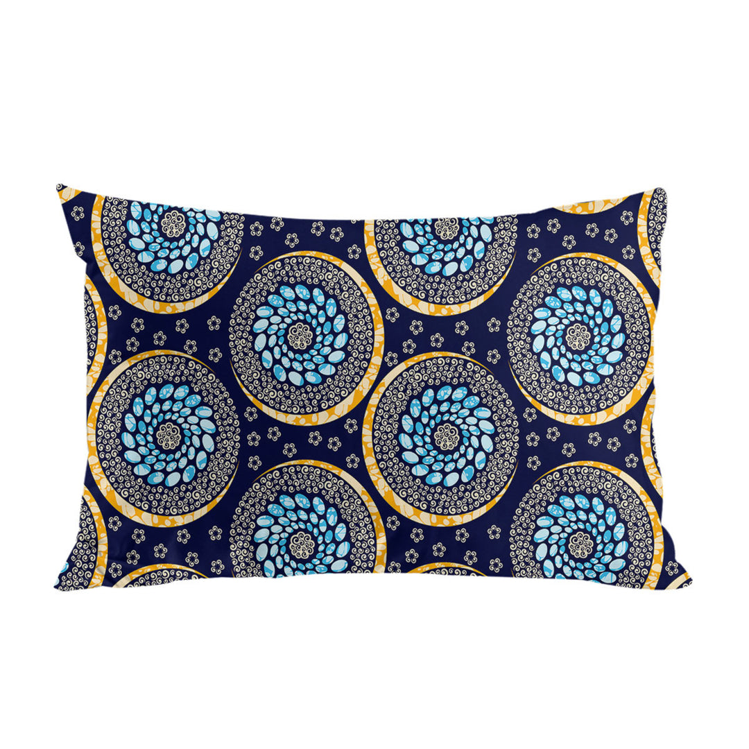 Blue Oriental Illusion Pillowcase