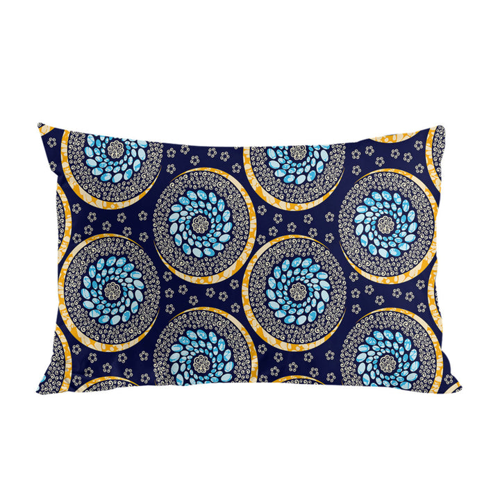 Blue Oriental Illusion Pillowcase