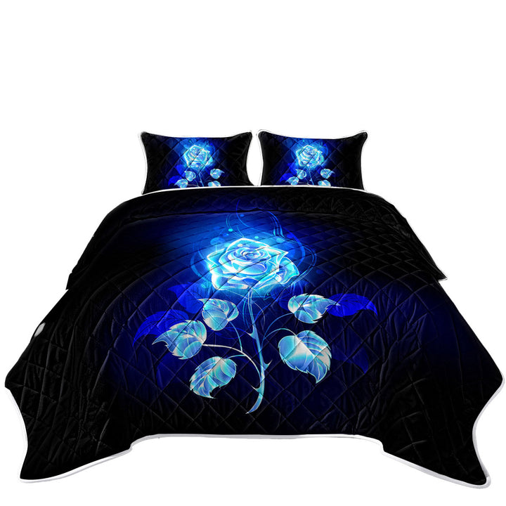 Blue Rose Quilt