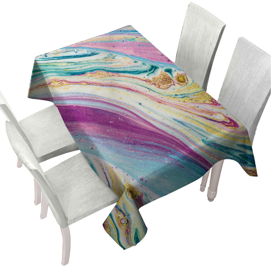 Bluish Purplish Marble Custom tablecloths