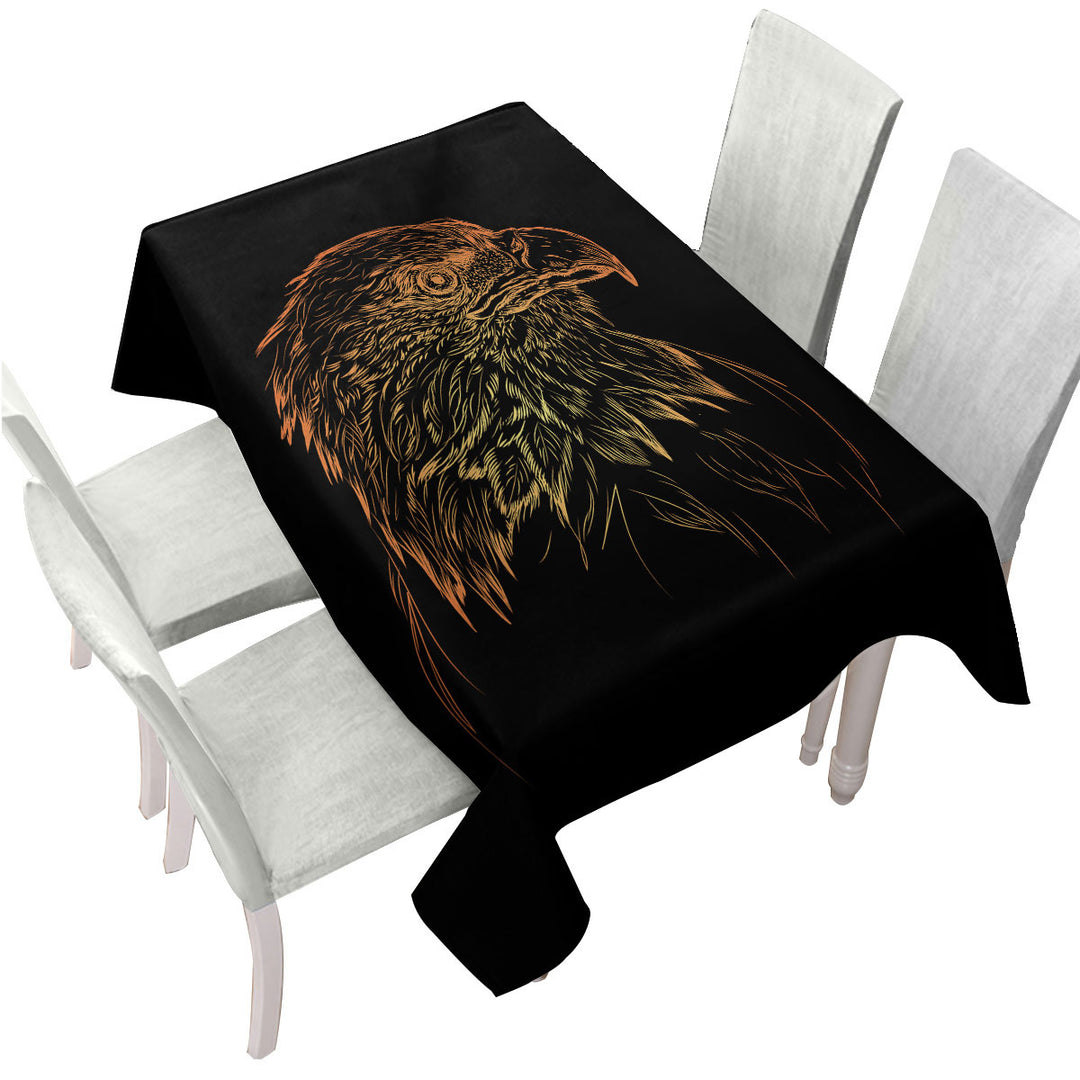 Bronze American Bald Eagle Custom table Covers