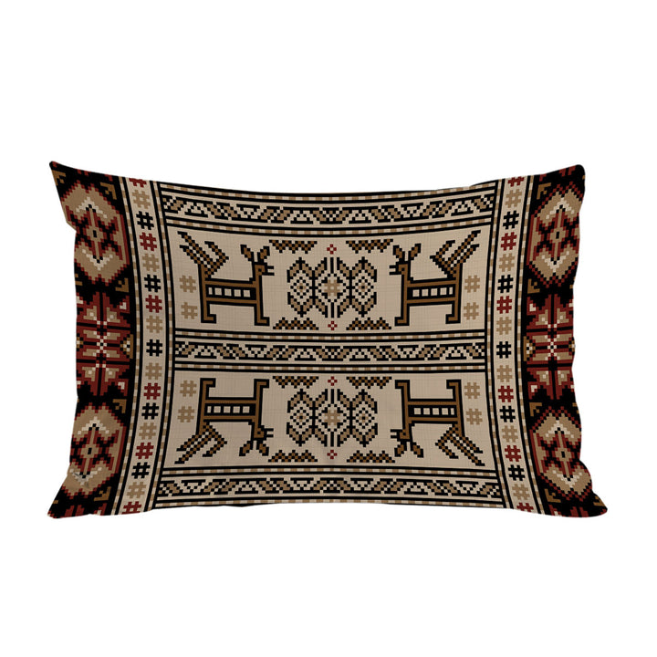 Brown Hues Aztec Pattern Pillowcases