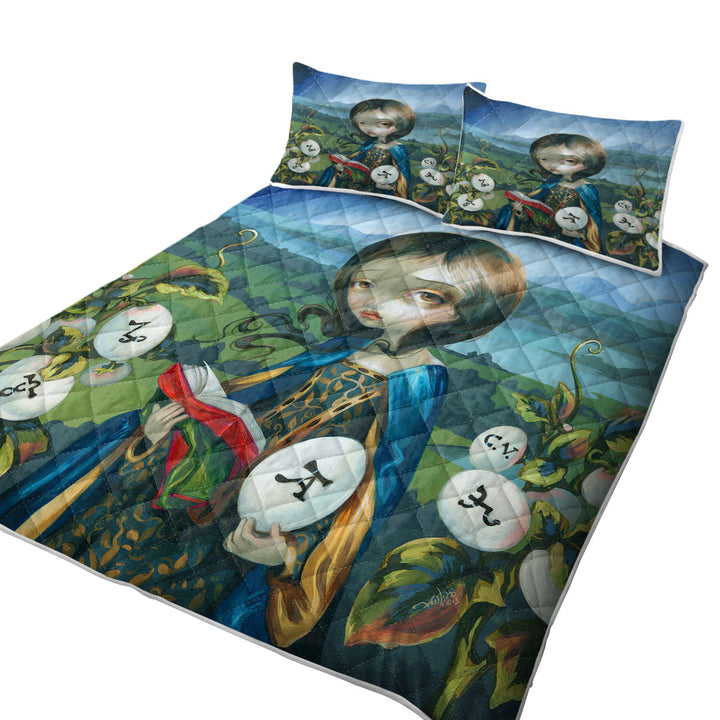 California King Quilt Sets with Alchemy Woman The Philosopher_s Egg