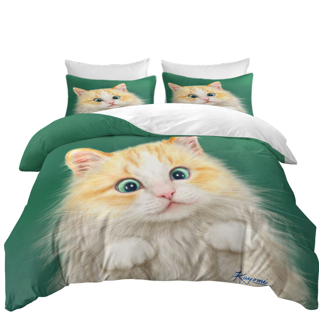 Cats Art Paintings Beautiful Kitty Cat Duvet Covers
