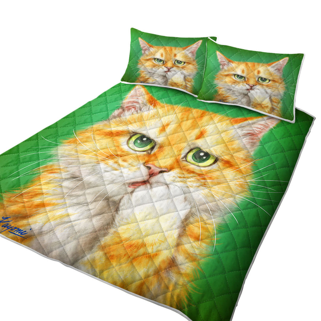 Cats Funny Faces Drawings a Concerned Ginger Quilts