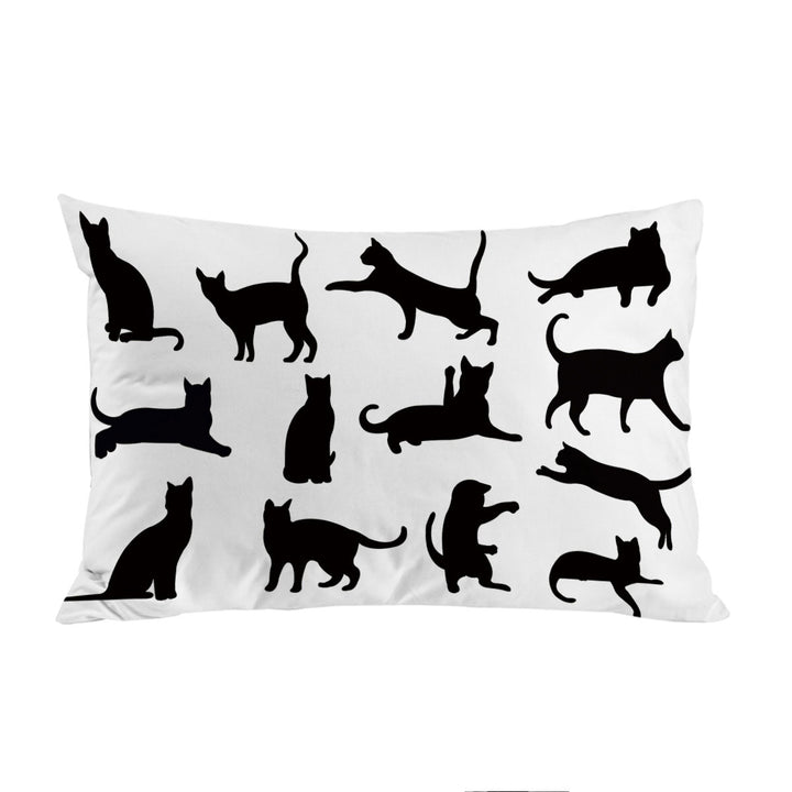 Cats Silhouettes Pillowcase