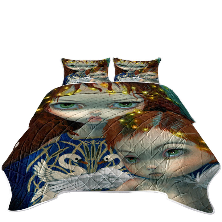 Celtic Fairytale Children of Lir Quilts