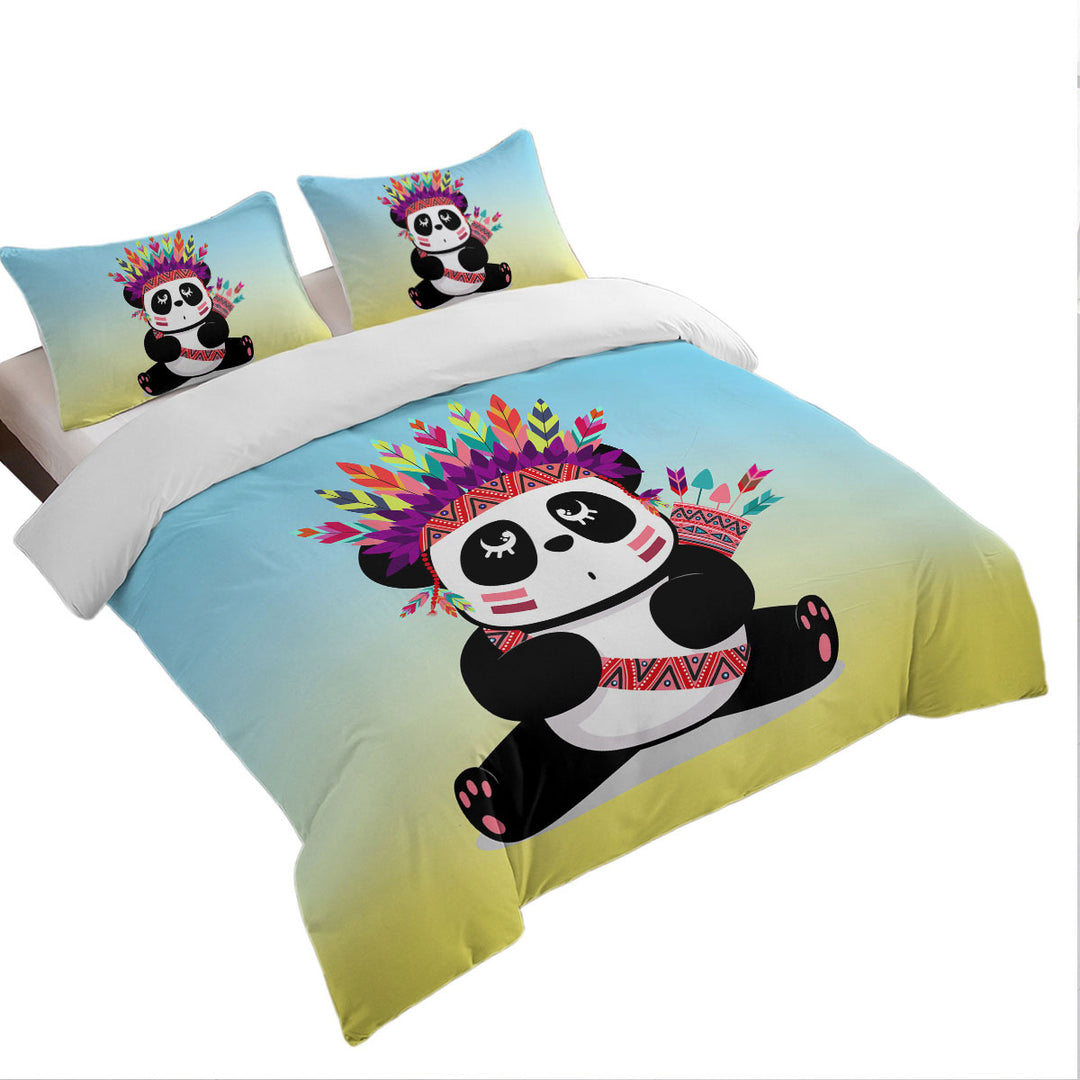 Chief Panda Duvet Cover