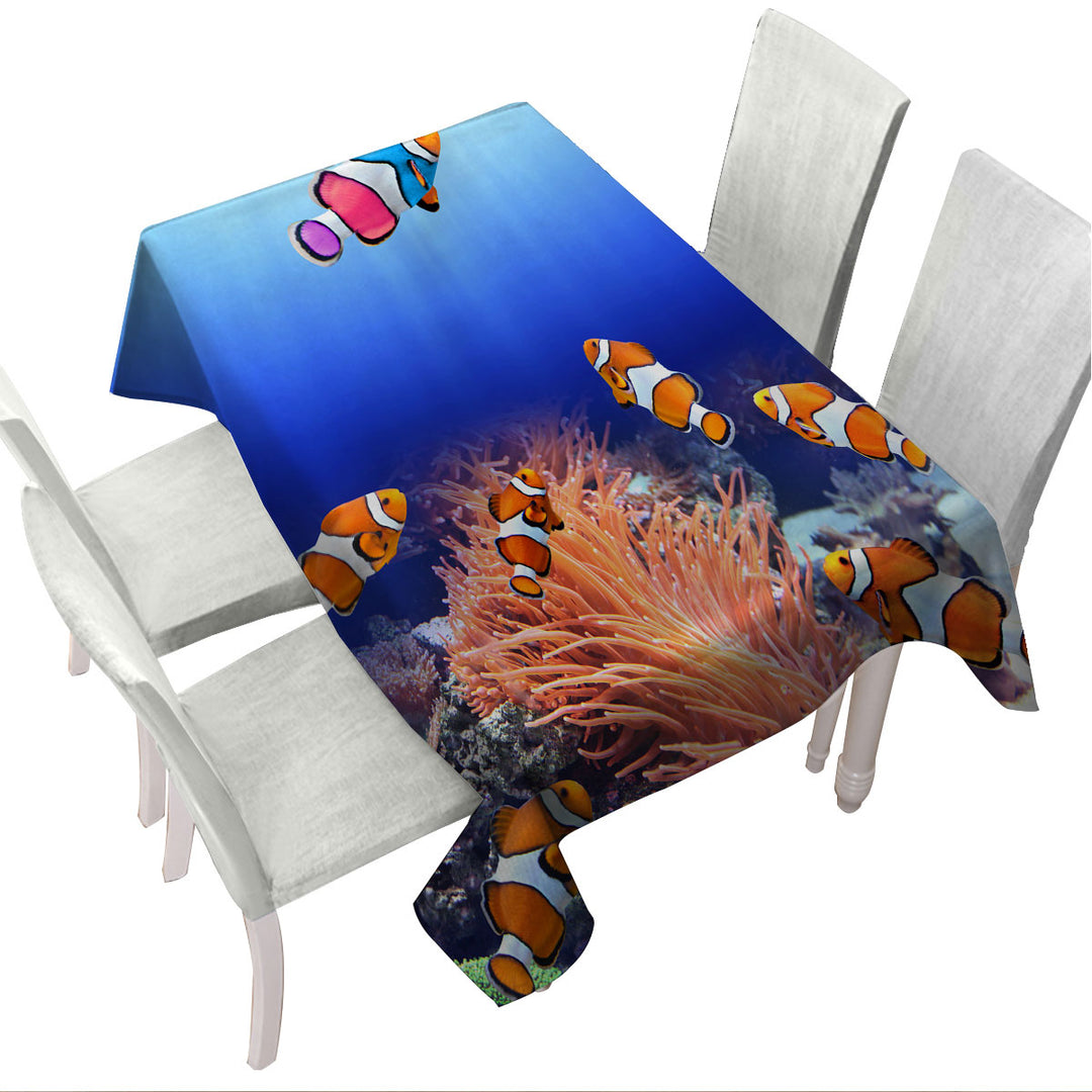 Clownfish Fish Tablecloths