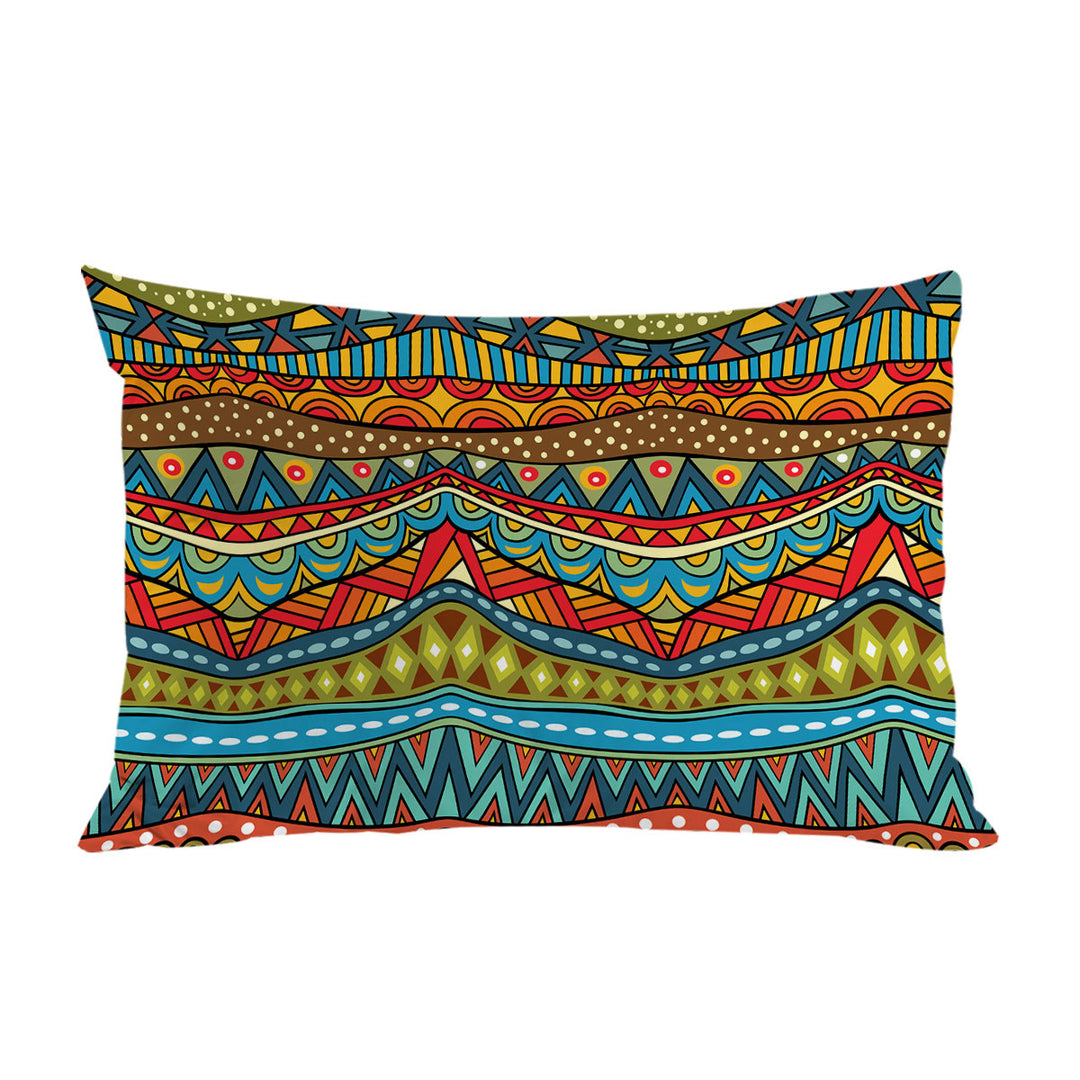 Colorful African Elements Pillow Cases