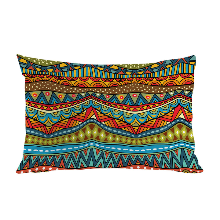 Colorful African Elements Pillow Cases