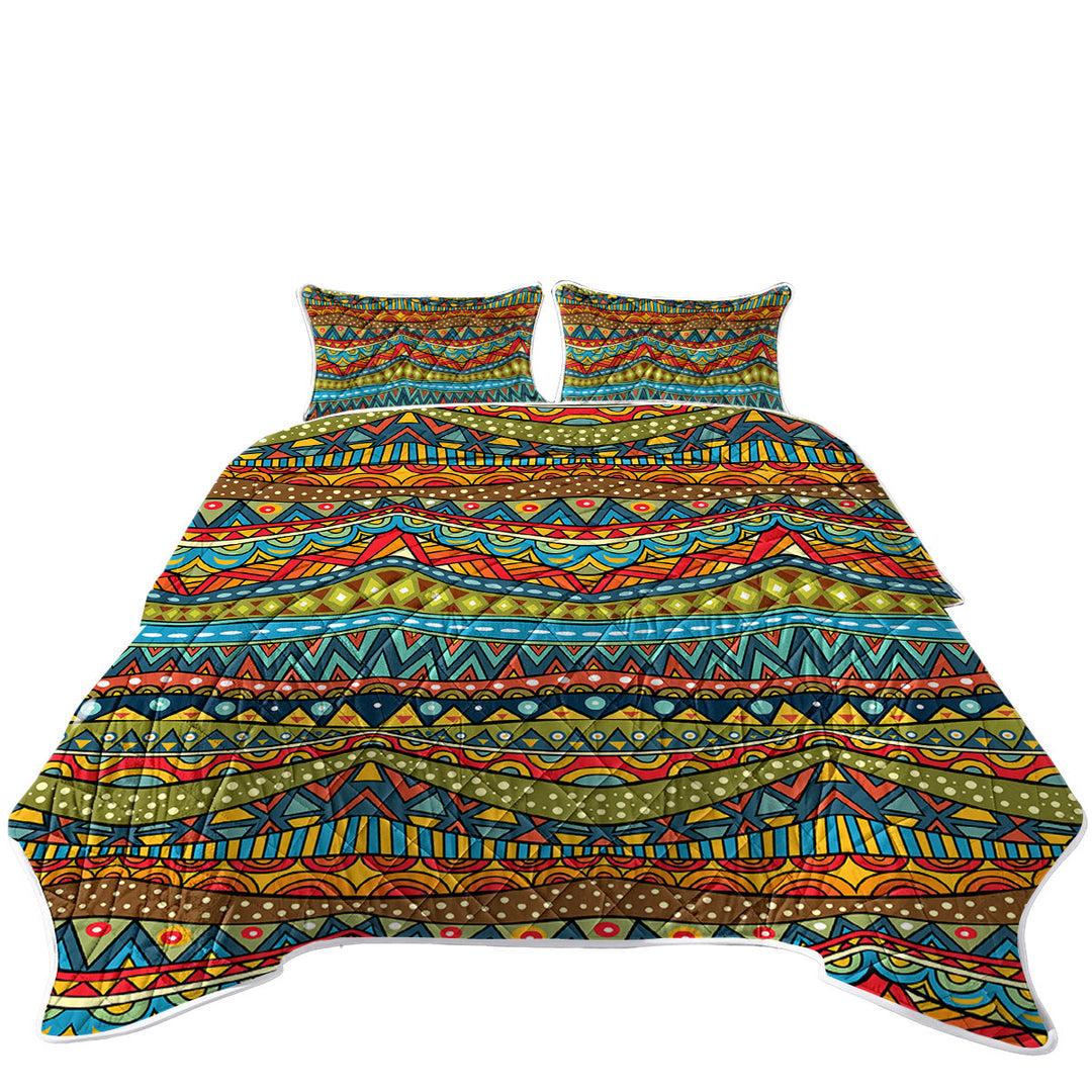 Colorful African Elements Quilt