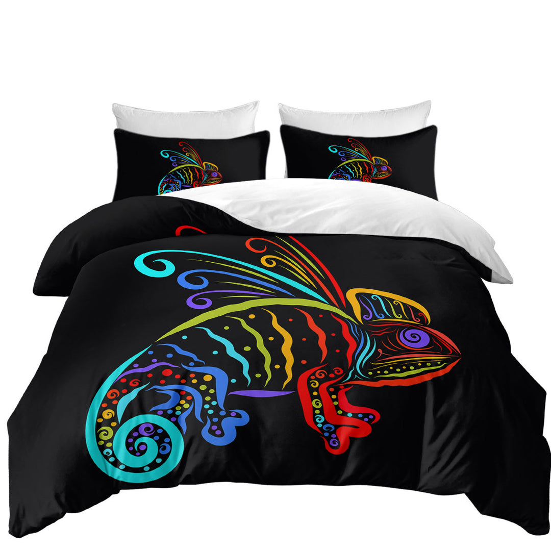 Colorful Chameleon Coverlets