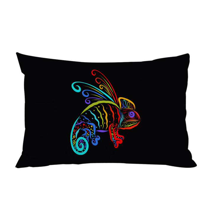 Colorful Chameleon Pillow Cases