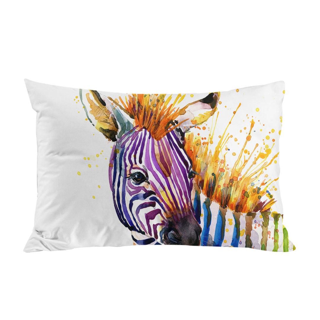Colorful Colt and Momma Zebra Pillowcase