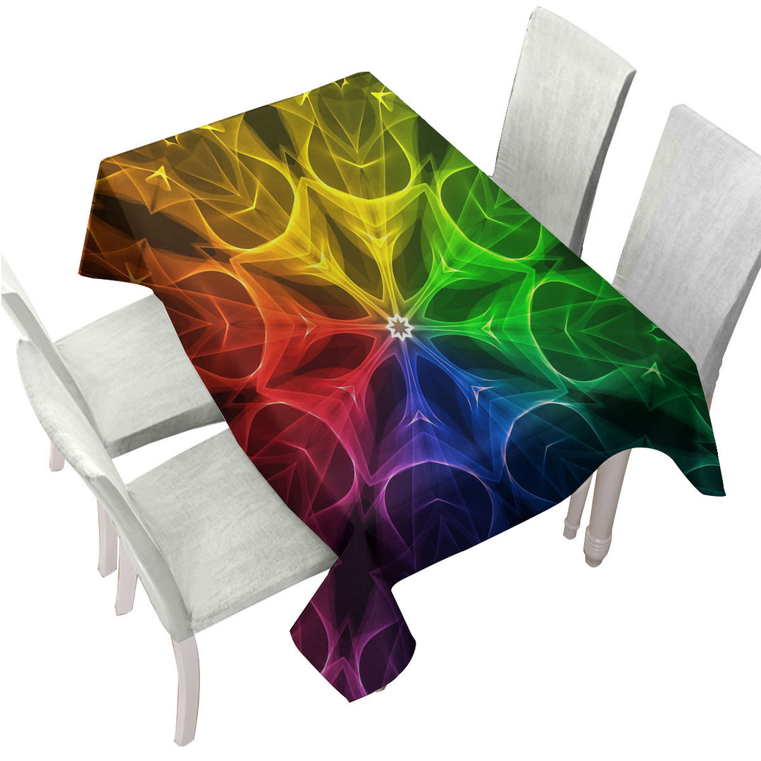 Colorful Illusion Tablecloths