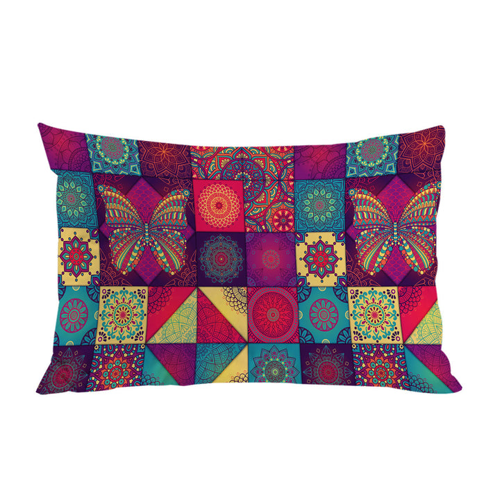Colorful Oriental Moroccan Mandala Tiles Pillowcases