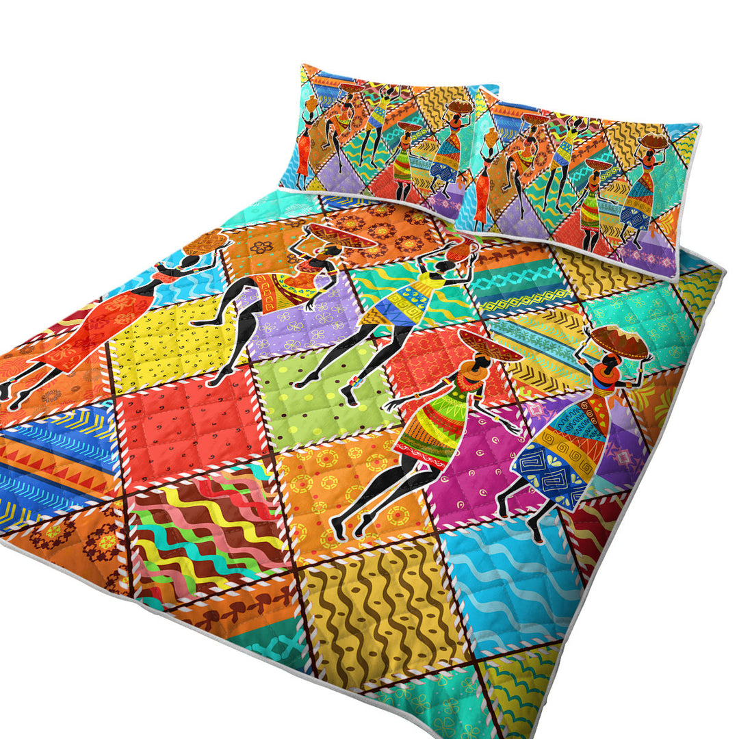 Colorful Patches and African Women Coverlets