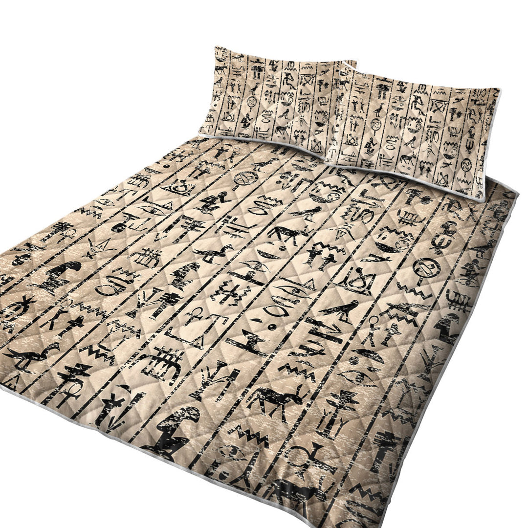 Cool Ancient Symbols Coverlet