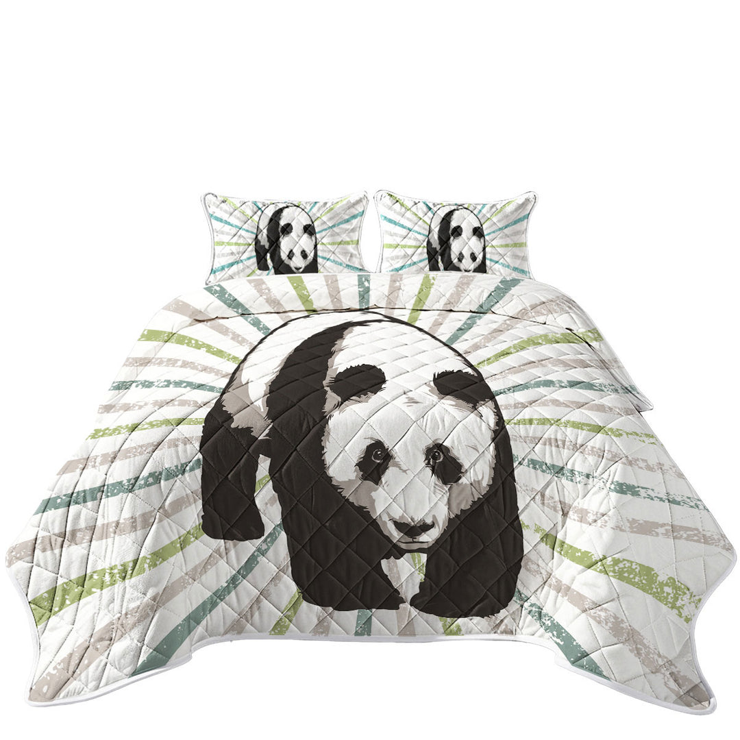 Cool Angry Panda Coverlets