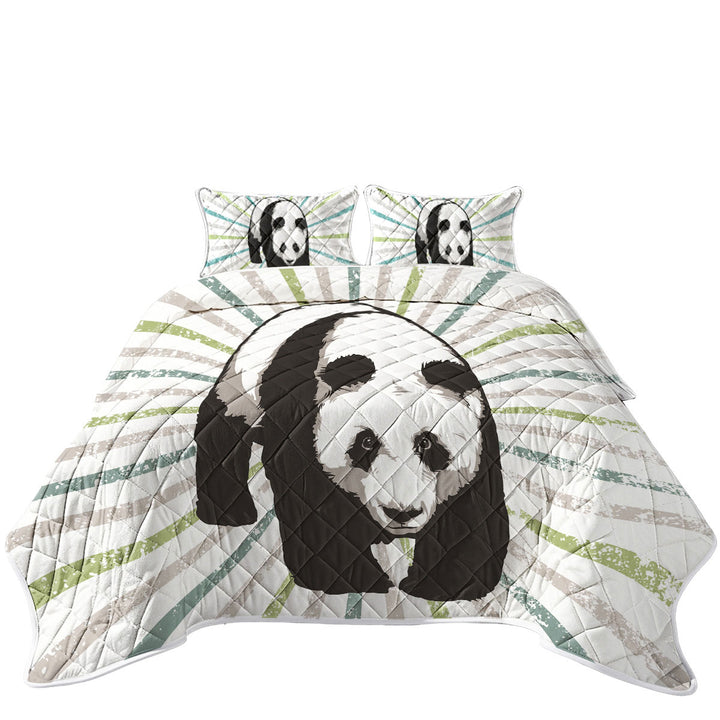 Cool Angry Panda Coverlets
