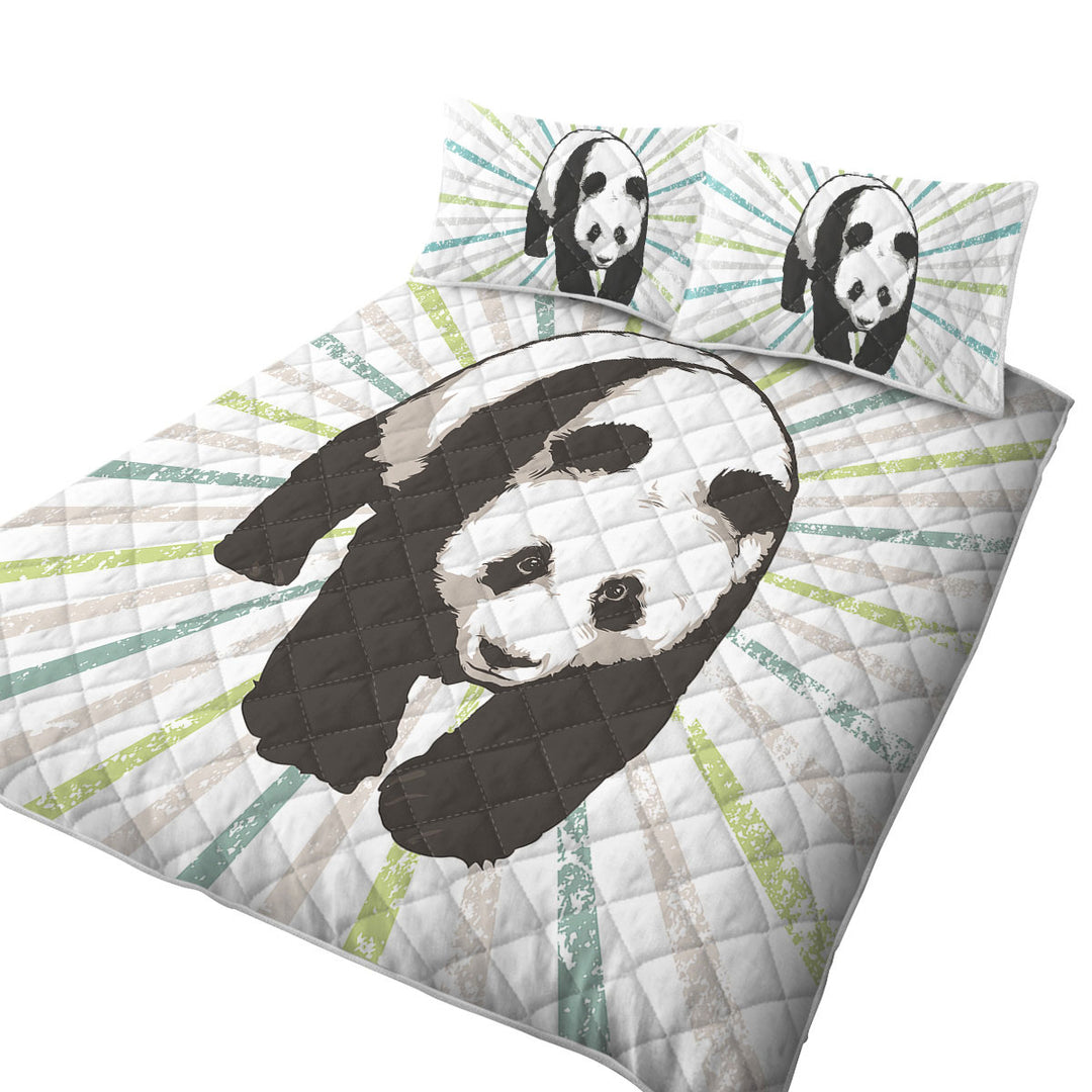 Cool Angry Panda Quilts for Beds