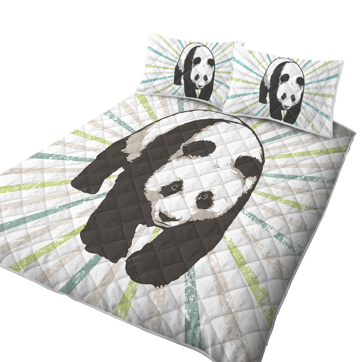 Cool Angry Panda Quilts for Beds