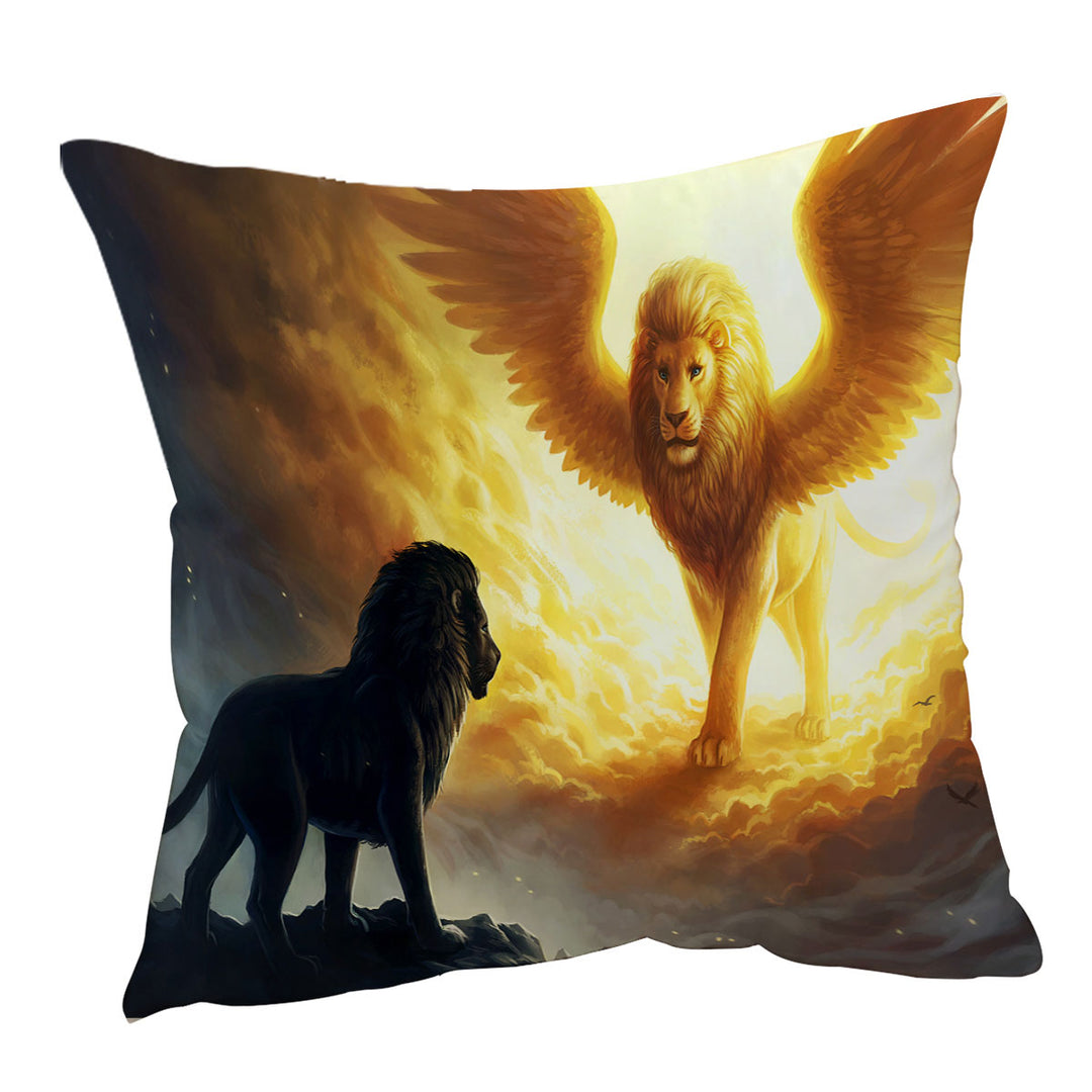 Cool Animal Cushion Covers Art Remember Lion Soul