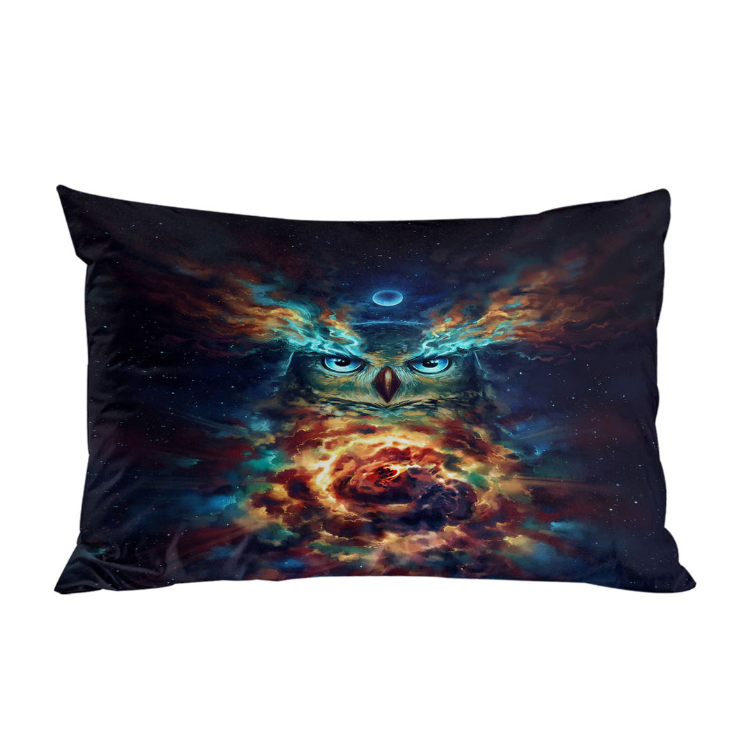 Cool Art Aurowla Space Owl Pillowcase
