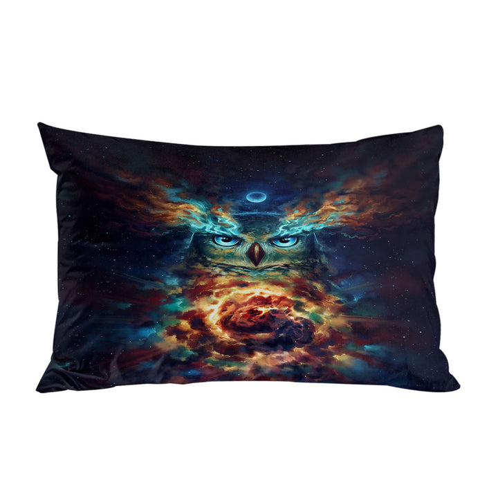 Cool Art Aurowla Space Owl Pillowcase