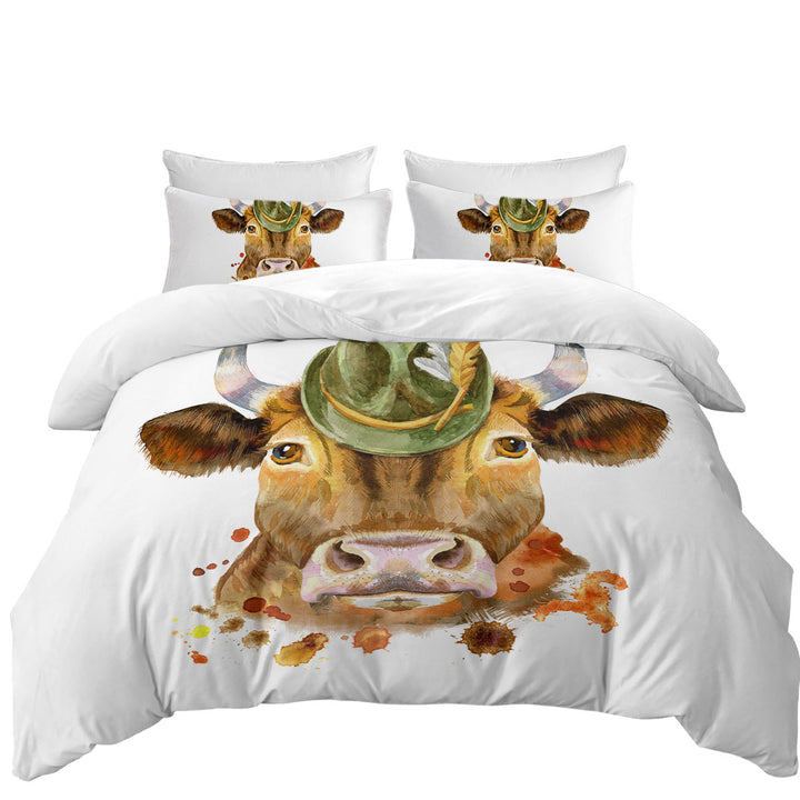 Cool Bavarian Cow Daybed Covers Sets