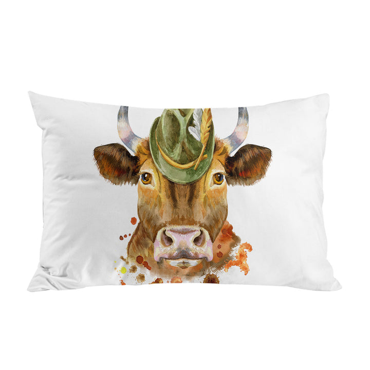 Cool Bavarian Cow Pillowcases