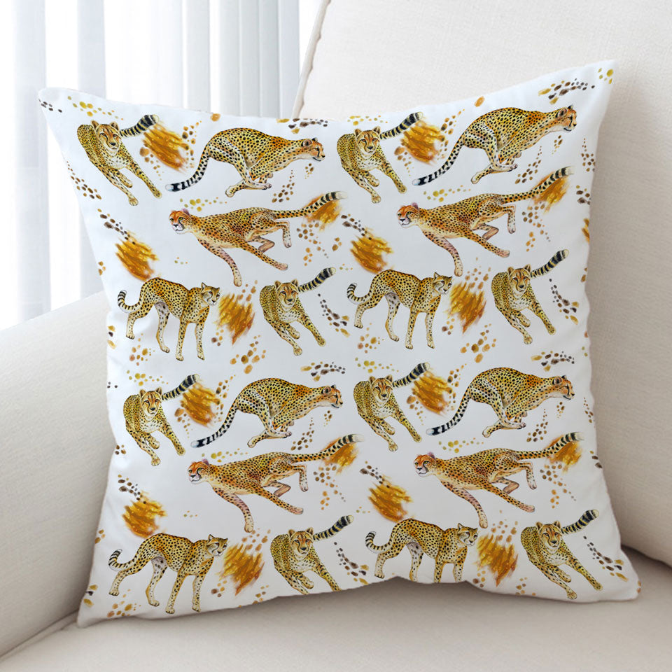 Cool Cheetah Throw Cushions