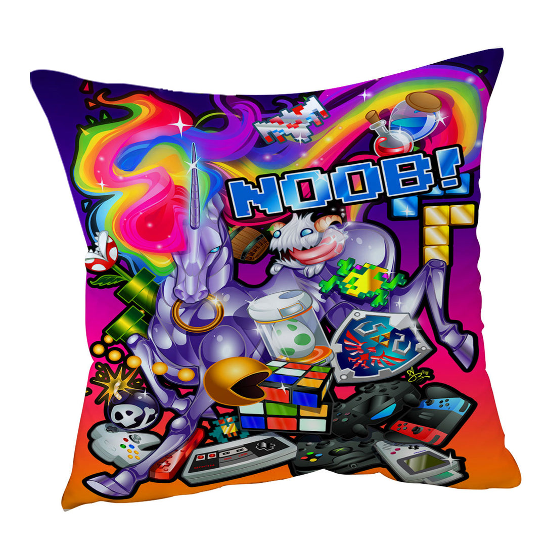Cool Cushions Noob Gamer Rudicorn
