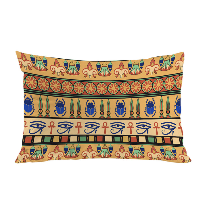 Cool Egyptian Symbols Pattern Pillowcase