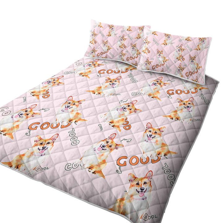 Cool Good Corgi Dog Quilts