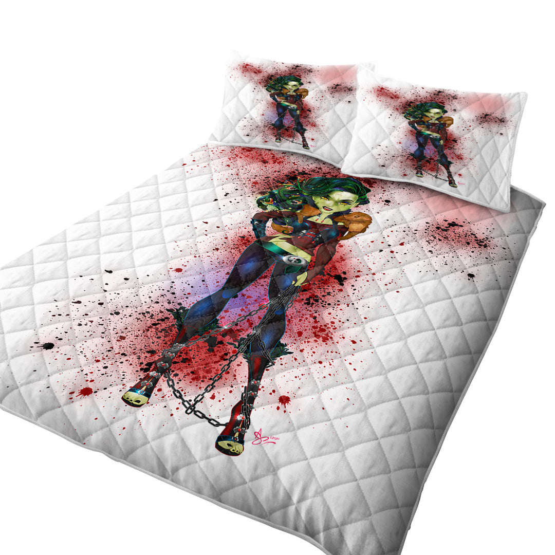 Cool Goth Tough Medusa Quilts