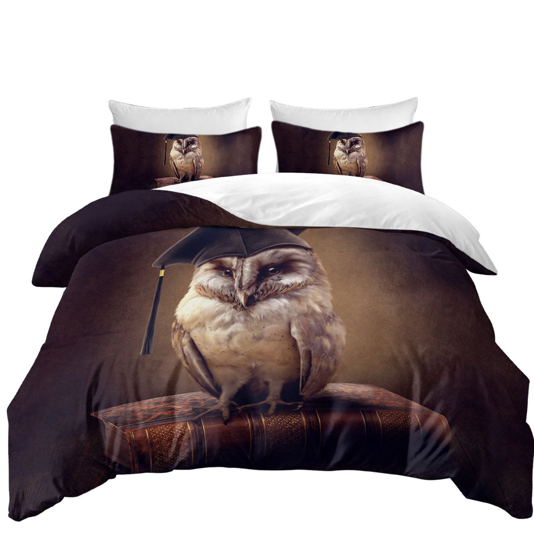 Cool Graduated Owl Comforter Cover