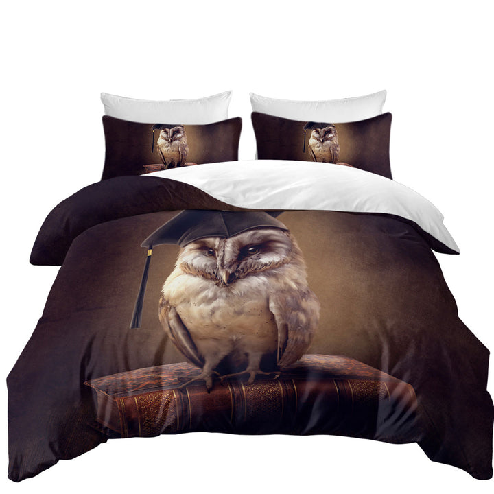 Cool Graduated Owl Comforter Cover