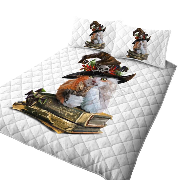 Cool Halloween Witch Cat Quilts
