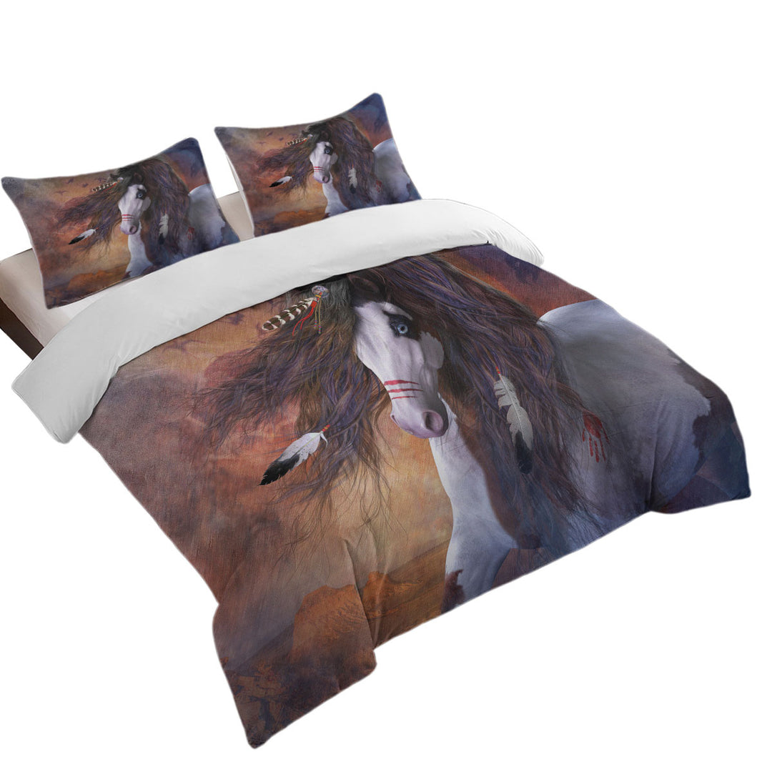Cool Horses Art Pawnee Brave Horse Donna Covers