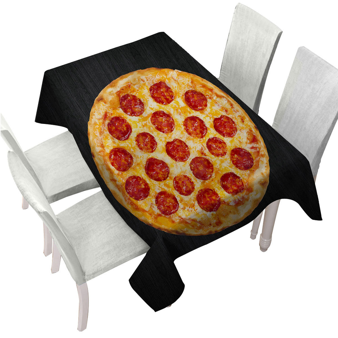 Cool Pepperoni Pizza Tablecloths