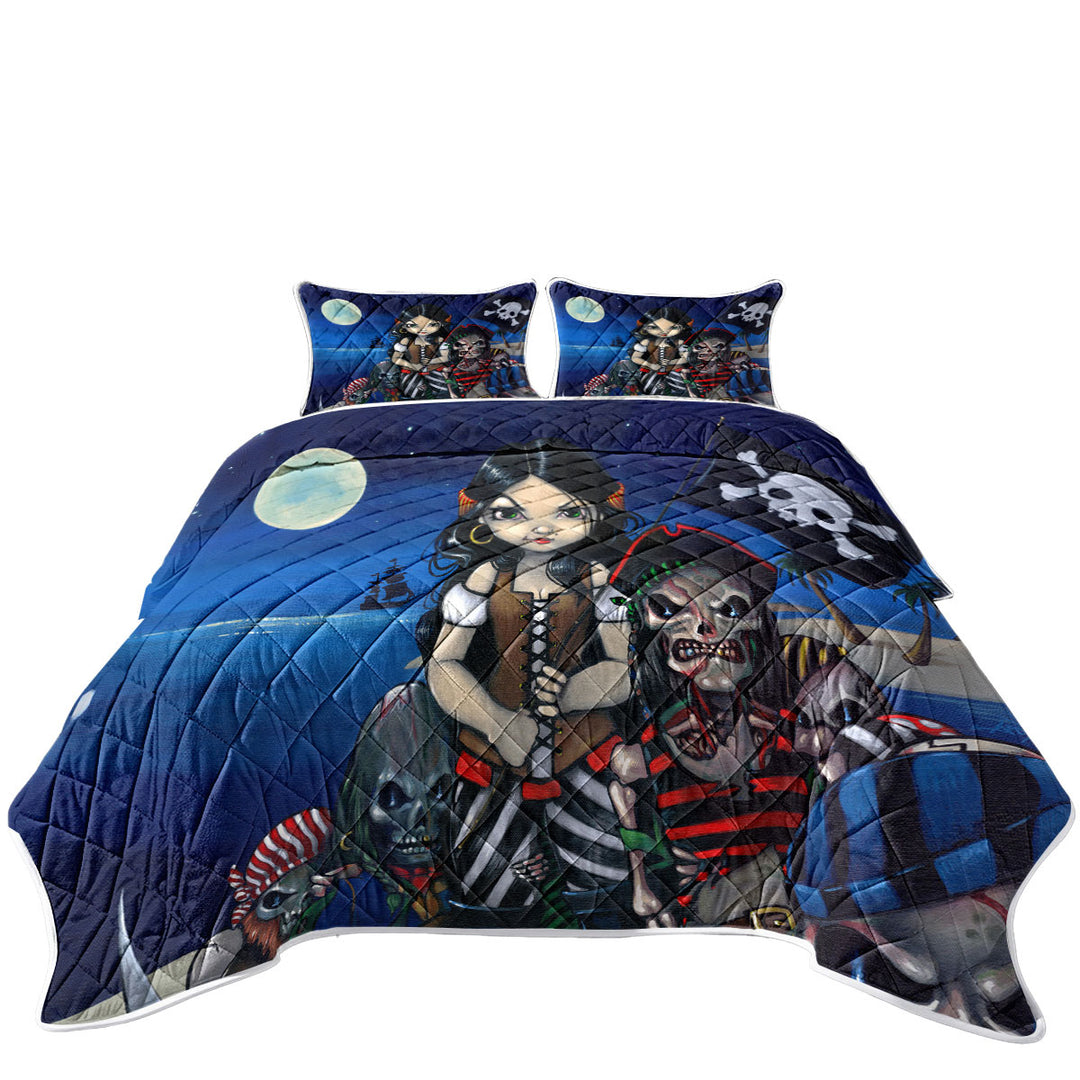 Cool Pirate Art Arrival of the Damned Quilts