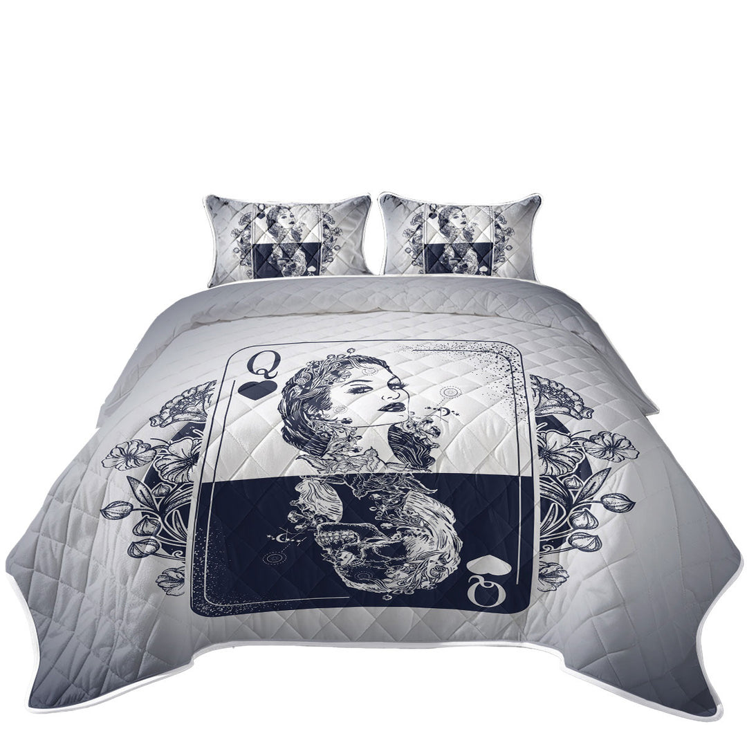 Cool Queen and Scary X ray Card Quilts for sale
