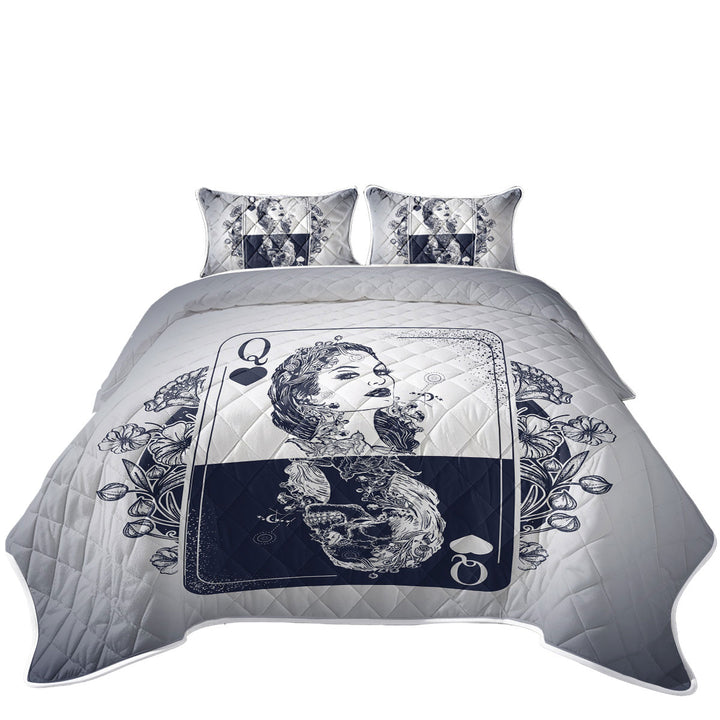 Cool Queen and Scary X ray Card Quilts for sale