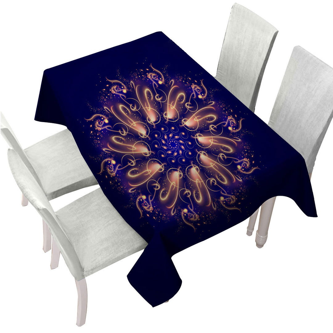 Cool Sparks Circle Tablecloths