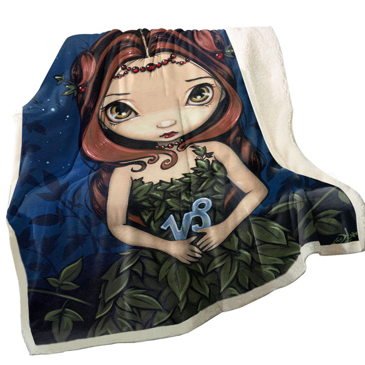 Cool Throws Zodiac Art Capricorn Night Girl
