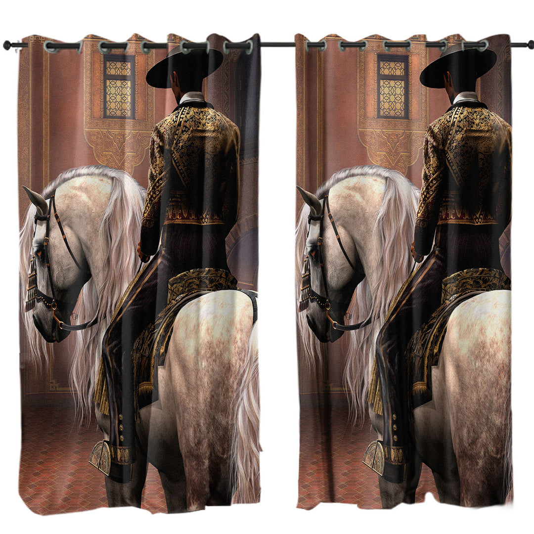 Cool Vaqueros the Latin Cowboy El Caballero Drapery