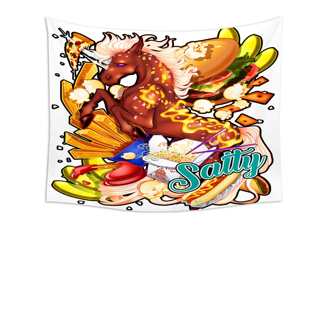 Cool Wall Art Unicorn Rudicorn Salty Junk Food